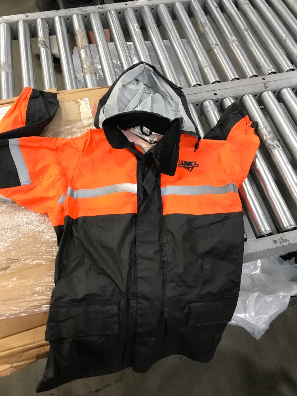 Photo 2 of 
Orange Color Jacket******Nelson-Rigg unisex adult SMALL Reflective Stormrider SR 6000 HVY 05, Hi-vis Orange/Black, US