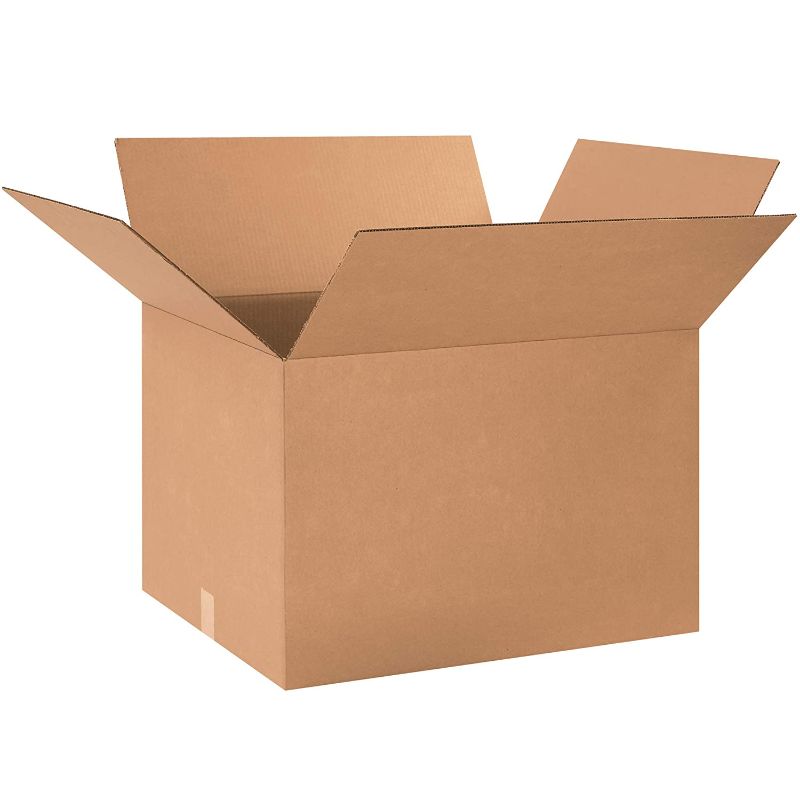 Photo 1 of 
CHOICE SHIPPING 28x24x20 Corrugated Boxes, Large, 28L x 24W x 20H, Pack of 10 | Shipping, Packaging, Moving, Storage Box for Home or Business, Strong