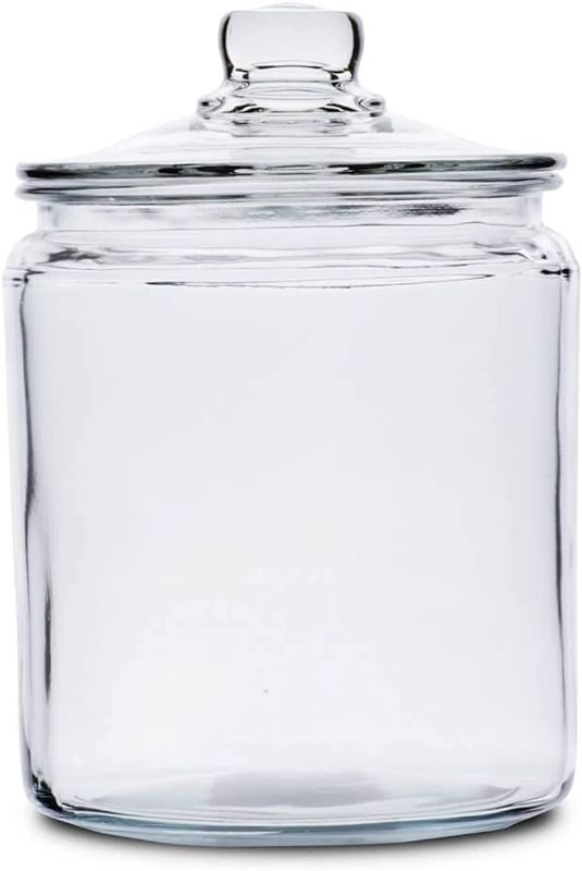 Photo 1 of 
Anchor Hocking Heritage Hill Canister, Glass, 1/2-Gallon