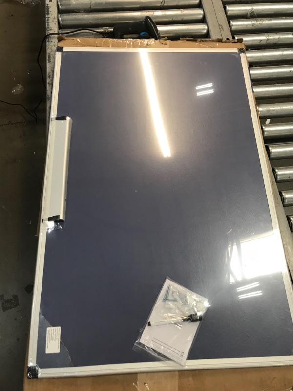 Photo 2 of 
Amazon Basics Magnetic Dry Erase White Board, 36 x 24-Inch Whiteboard - Silver Aluminum Frame
Size:24" x 36"
