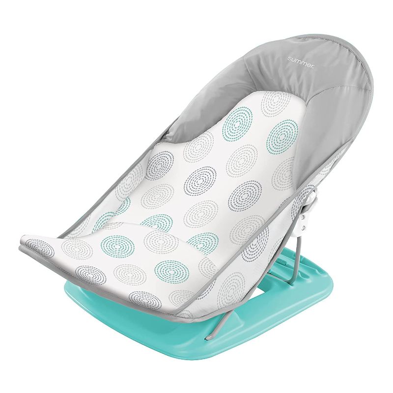 Photo 1 of 
Summer Deluxe Baby Bather (Dashed Dots) - Bath Support for Use in The Sink or Bathtub - Includes 3 Reclining Positions