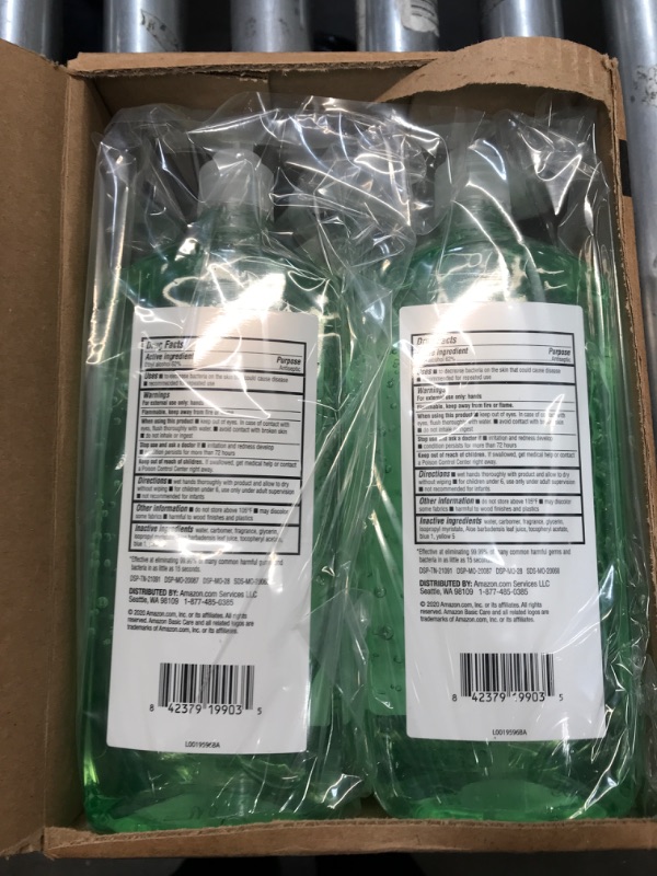 Photo 1 of  Aloe Hand Sanitizer 62%, 34 Fl Oz (Pack of 4) Aloe Vera 34 Fl Oz (Pack of 4)