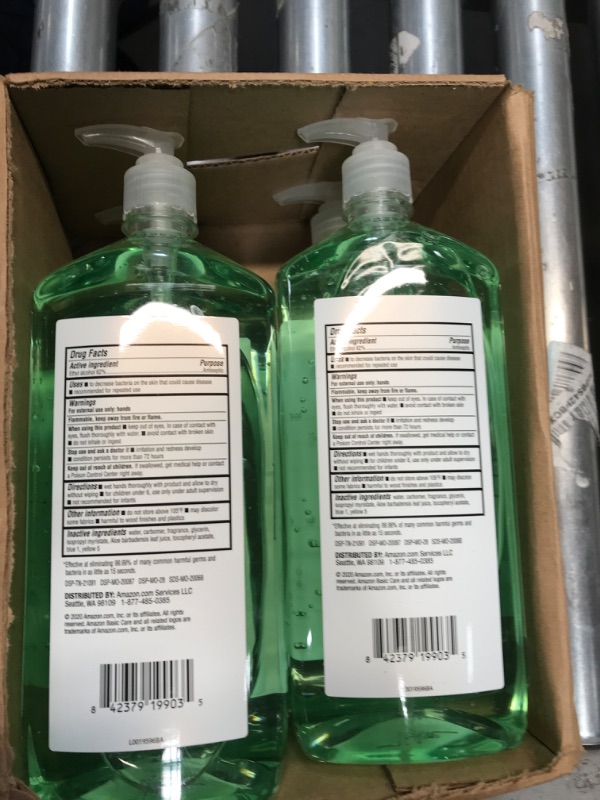 Photo 2 of  Aloe Hand Sanitizer 62%, 34 Fl Oz (Pack of 4) Aloe Vera 34 Fl Oz (Pack of 4)