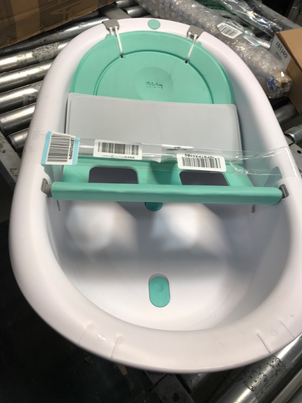 Photo 1 of 4-in-1 Grow-with-Me Bath Tub by Frida Baby Transforms Infant Bathtub to Toddler Bath Seat with Backrest for Assisted Sitting in Tub