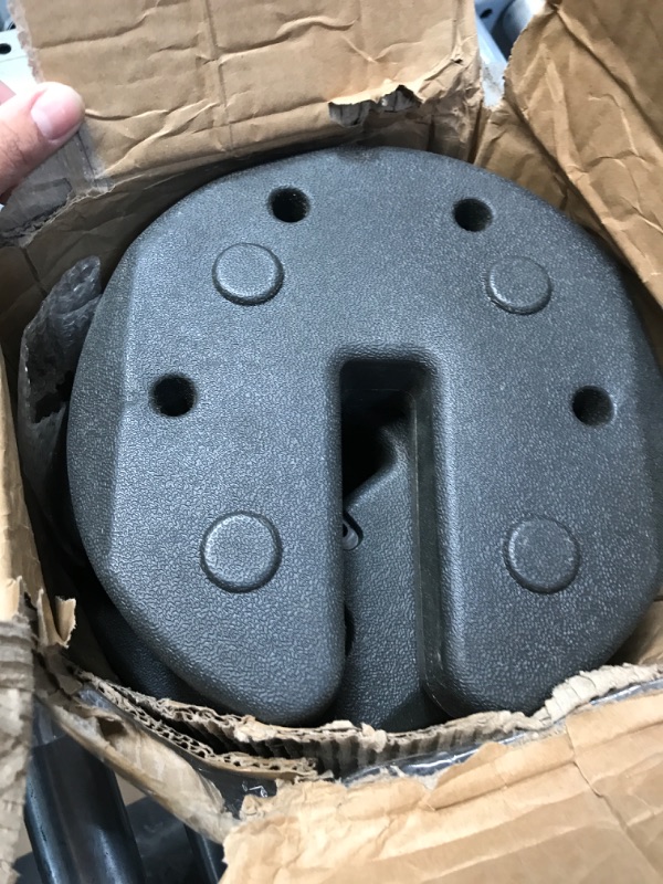 Photo 1 of ABCCANOPY Easy Canopy Weights with Lock Design for Wind Resistance, No Sliding, Stably Secure Tents, Canopies, and Umbrellas at Outdoor Events, 4Pack (27LB) 27lbs