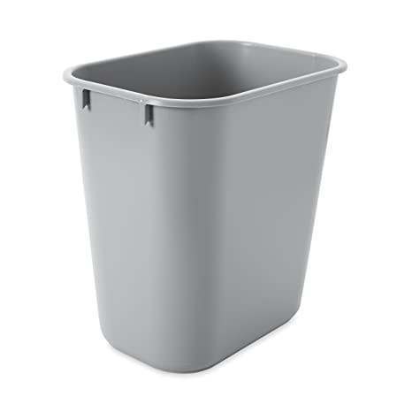 Photo 1 of 2 ITEM BUNDLE
Rubbermaid Commercial Products Wastebasket Small 13QT/3.25 GAL, for Home/Office/Under Desk, Gray (FG295500GRAY) (X2)
