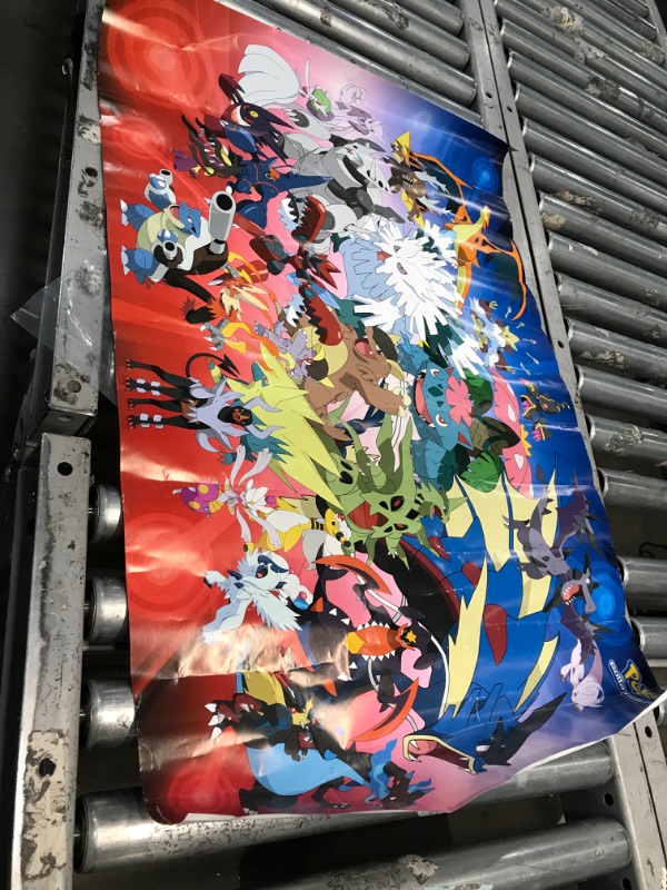 Photo 2 of Trends International Pokemon Mega Evolutions Wall Poster 22.375" x 34" 22.375" x 34" Unframed Version