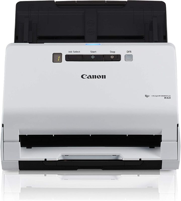 Photo 1 of **TESTED/ TURNS ON*** Canon imageFORMULA R40 Office Document Scanner For PC and Mac, Color Duplex Scanning, Easy Setup For Office Or Home Use, Includes Scanning Software
