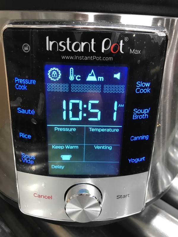 Photo 2 of ***TESTED/ TURNS ON** Instant Pot Ultra, 10-in-1 Pressure Cooker, Slow Cooker, Rice Cooker, Yogurt Maker, Cake Maker, Egg Cooker, Sauté, and more, Includes Free App with over 1900 Recipes. Stainless Steel, 6 Quart
