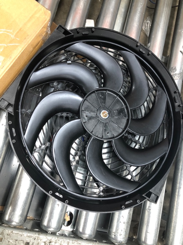 Photo 3 of BLACKHORSE-RACING 14" Universal Electric Radiator Cooling Fans 
**FAN ONLY**