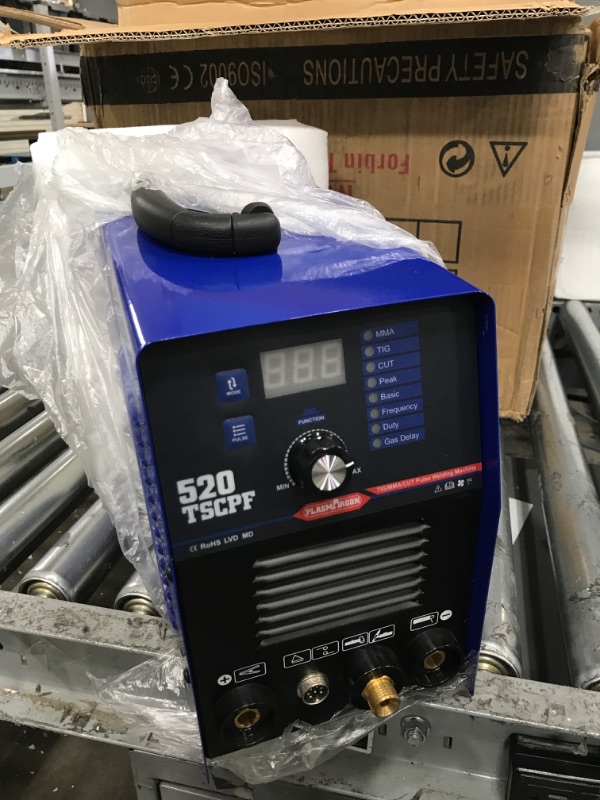 Photo 2 of Plasma Cutter Welder Combo Pulse TIG Welder Stick Welder 3 in 1 Welding Machine, 50A Plasma Cutting, 200A TIG Welding (Pulse), Arc/MMA Welder More Stable Arc Dual Voltage 110V/220V 520TSCPF