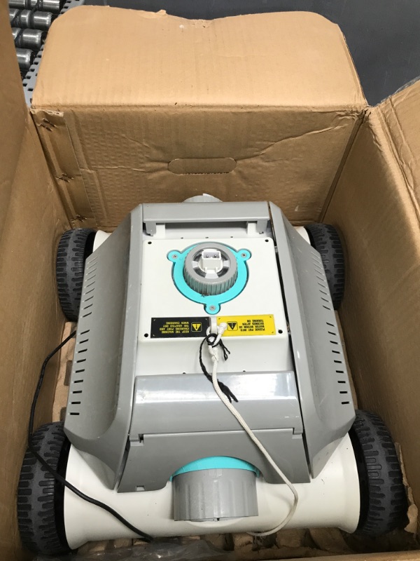 Photo 2 of (2023 New) Ofuzzi Cyber Cordless Robotic Pool Cleaner, Max.120 Mins Runtime, Self-Parking, Automatic Pool Vacuum for All Above/Half Above Ground Pools Up to 1076ft² of Flat Bottom (Grey)