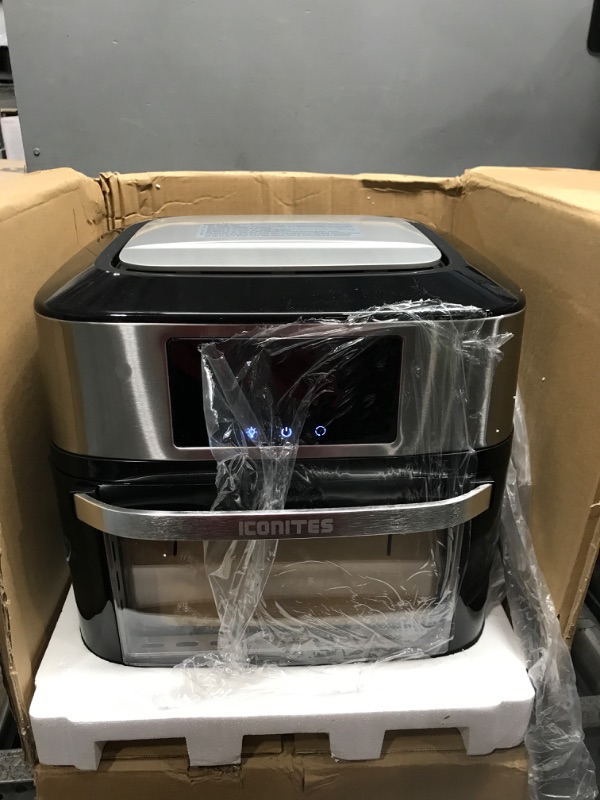 Photo 2 of 10-in-1 Air Fryer Oven, 20 Quart Airfryer Toaster Oven, 1800W Toaster Oven Air Fryer Combo, Large Air Fryers Accessories, ETL Certification