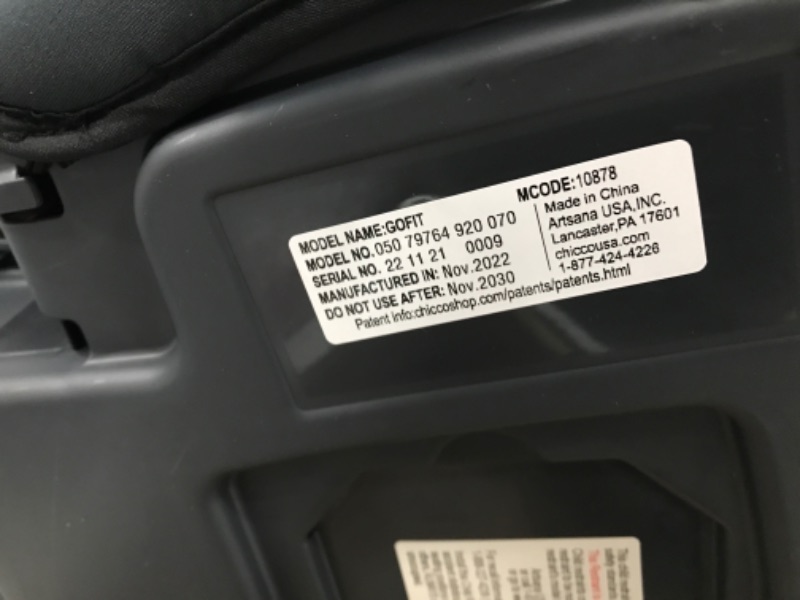 Photo 1 of Chicco GoFit Backless Booster Car Seat, Travel Booster Seat for Car, Portable Car Booster Seat for Children 40-110 lbs. | Coral/Orange Coral GoFit