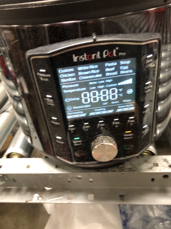 Photo 5 of Instant Pot Pro 10-in-1 Pressure Cooker, Slow Cooker, Rice/Grain Cooker, Steamer, Sauté, Sous Vide, Yogurt Maker, Sterilizer, and Warmer, Includes App With Over 800 Recipes, Black, 6 Quart 6QT Pro