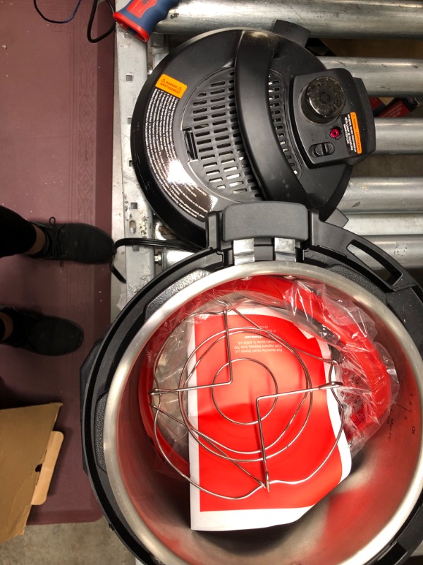 Photo 3 of Instant Pot Pro 10-in-1 Pressure Cooker, Slow Cooker, Rice/Grain Cooker, Steamer, Sauté, Sous Vide, Yogurt Maker, Sterilizer, and Warmer, Includes App With Over 800 Recipes, Black, 6 Quart 6QT Pro