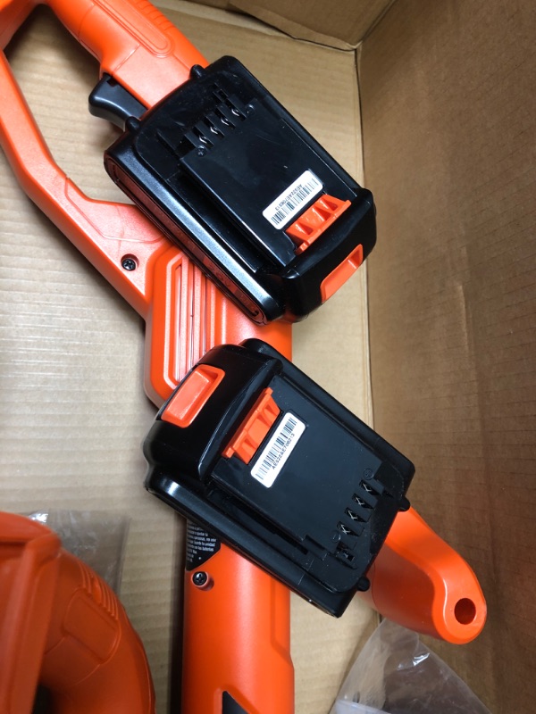 Photo 1 of *incomplete* BLACK+DECKER 20V MAX String Trimmer/Edger & Sweeper Kit with Trimmer Line, 30-Foot, 0.065-Inch, 3-Pack (LCC222 & AF-100-32P) 2 Battery Kit w/ (3) Spools