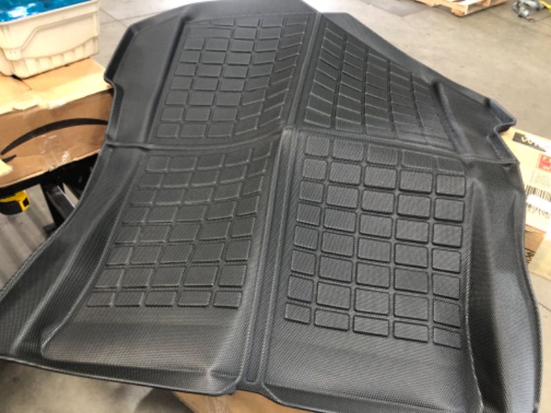 Photo 2 of BASENOR 6PCS Tesla Model 3 Floor Mats 3D Full Set Liners All-Weather Anti-Slip Waterproof Frunk & Trunk Mat Accessories Compatible with Model 3 2023 2022 2021 Complete Set Mats