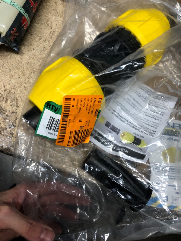 Photo 1 of **USED**  Home-Flex 1-1/2 in. IPS Dr 11 Underground Yellow Poly Gas Pipe Coupler
