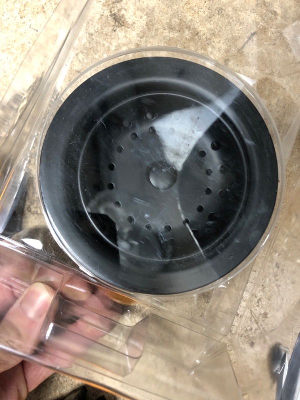 Photo 1 of **USED**  Glacier Bay Fixed Post Kitchen Sink Strainer - Stainless Steel with Matte Black Finish