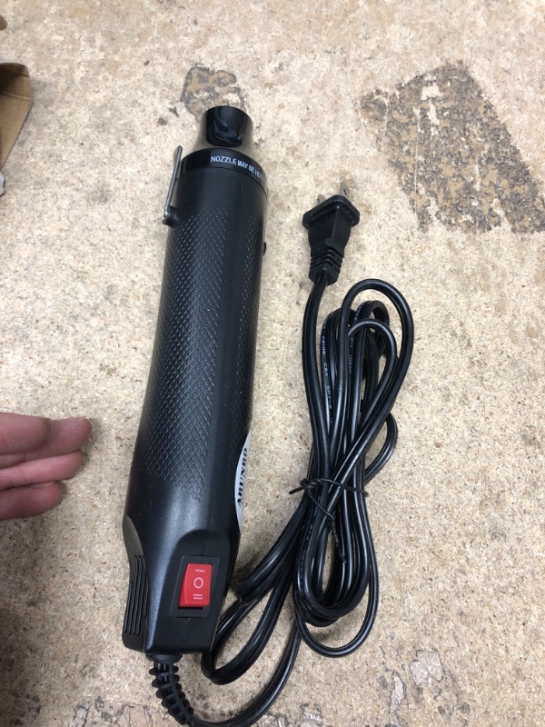 Photo 2 of **USED** Heat Gun 6.6ft Cable 300W Hot Air Gun for DIY Craft Embossing, Shrink Wrapping PVC, Drying Paint, Clay, Rubber Stamp, Multi Function Hand-Hold Heat Tools