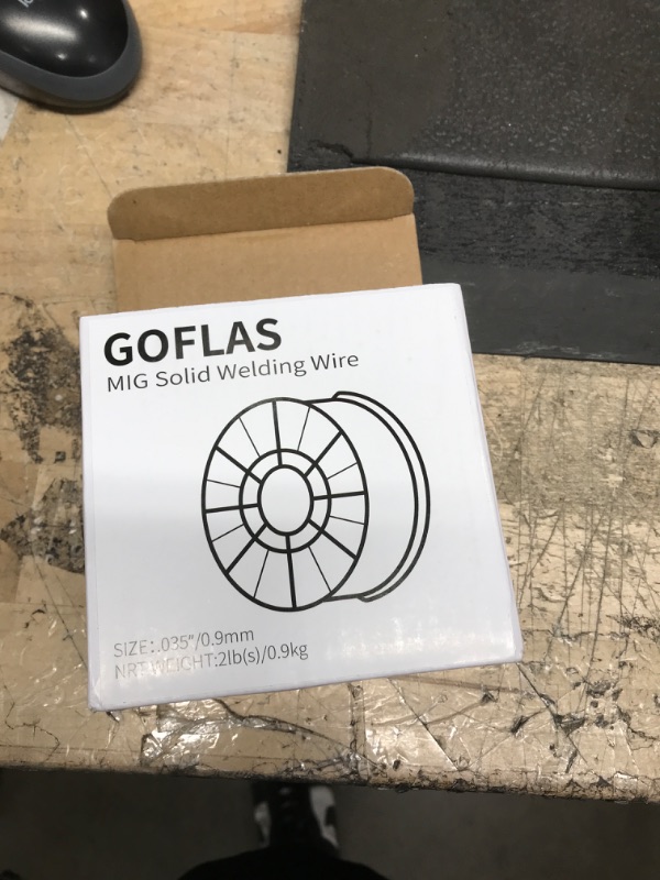 Photo 1 of Flux Core Welding Wire, ARCCAPTAIN E71T-GS .035" 2-Pound Spool Gasless Carbon Steel Mig Welding Wire
