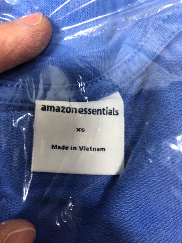 Photo 3 of **NEW**  Amazon Essentials Women's Studio Terry Fleece Jumpsuit (Available in Plus Size) X-Small Blue