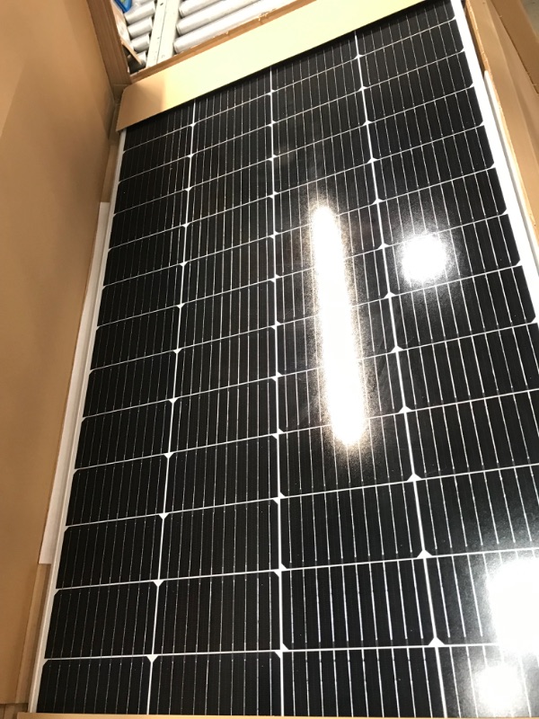 Photo 3 of Newpowa 220W Monocrystalline 10BB Cell Solar Panel 220 Watt 12V High Efficiency Mono Module RV Marine Boat Off Grid (220W New) 220W 1PC