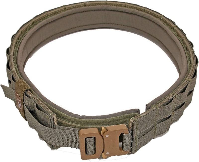 Photo 1 of Grey Ghost Gear UGF Battle Belt with Padded Inner, Ranger Green, X-Large
