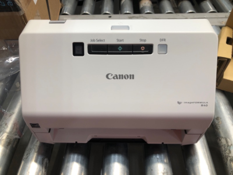 Photo 2 of Canon imageFORMULA R40 Office Document Scanner For PC and Mac, Color Duplex Scanning, Easy Setup For Office Or Home Use, Includes Scanning Software R40 Document Scanner