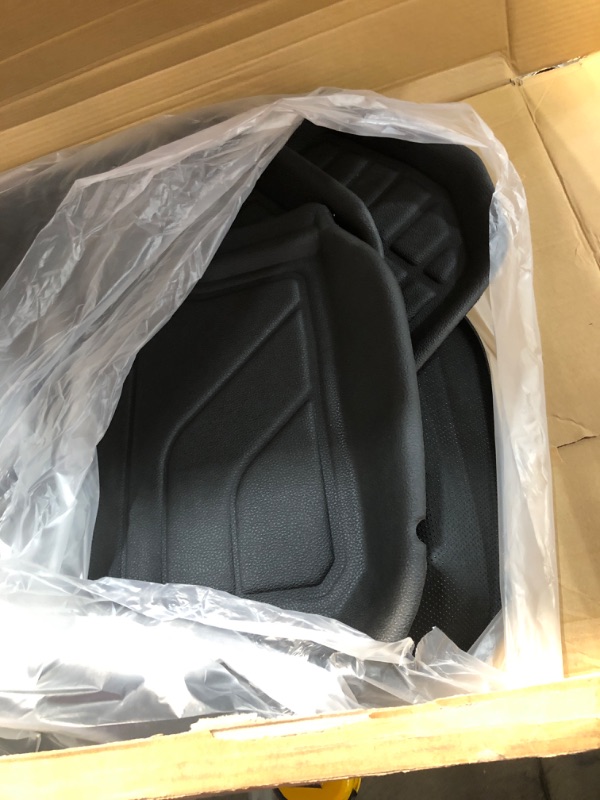 Photo 2 of BHASD Tesla Model Y Floor Mats 3D Full Set Floor Liners 6pcs Vehicle Mat for 2021 2022 2023 5 Seater Car Floor Mats Cargo Liner Trunk Mat Interior Accessories, Waterproof Odorless TPE XPE Material Full Set?6 pcs?