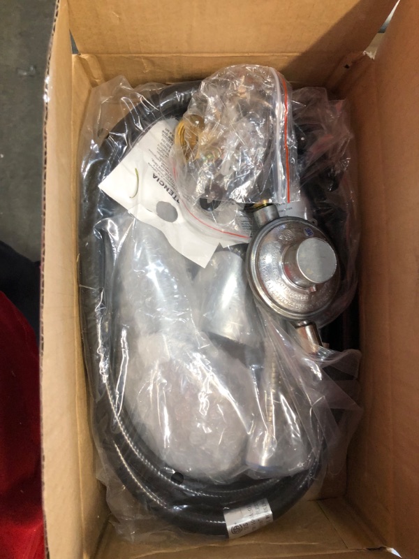 Photo 1 of Flame King Tankless Outdoor Portable Propane Gas 10L 2.64GPM Water Heater 68,000 BTU for Hot Water Shower, RV, Camping, Farm, Cabins