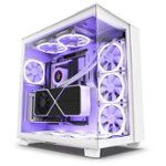 Photo 1 of NZXT - H9 Elite ATX Mid-Tower Case with Dual Chamber - White
