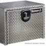 Photo 1 of 2'x1'4"xz1'2" Buyers DIAMOND TREAD ALUMINUM UNDERBODY TRUCK TOOL BOX SERIES
, **Does not lock missing keys** 