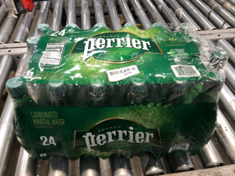 Photo 2 of Perrier Mineral Water, .5 Liter, Portable Plastic Bottles, 24/CT