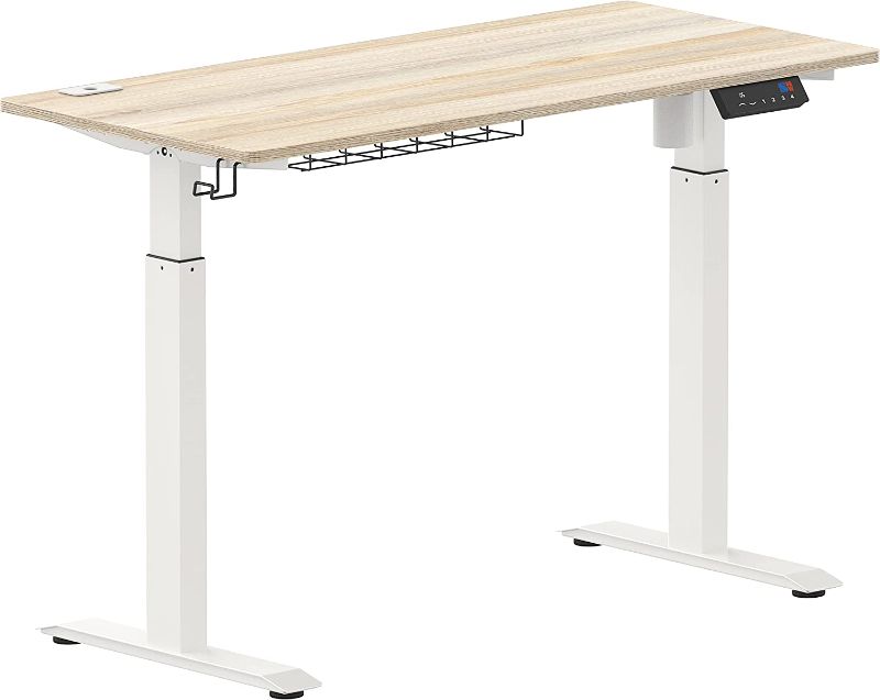 Photo 1 of (PARTS ONLY, see notes) SHW Height Adjustable Electric Standing Desk, White