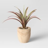 Photo 1 of 2 item bundle 
Spike Leaf in Wood Pot - Threshold™ (x2)
