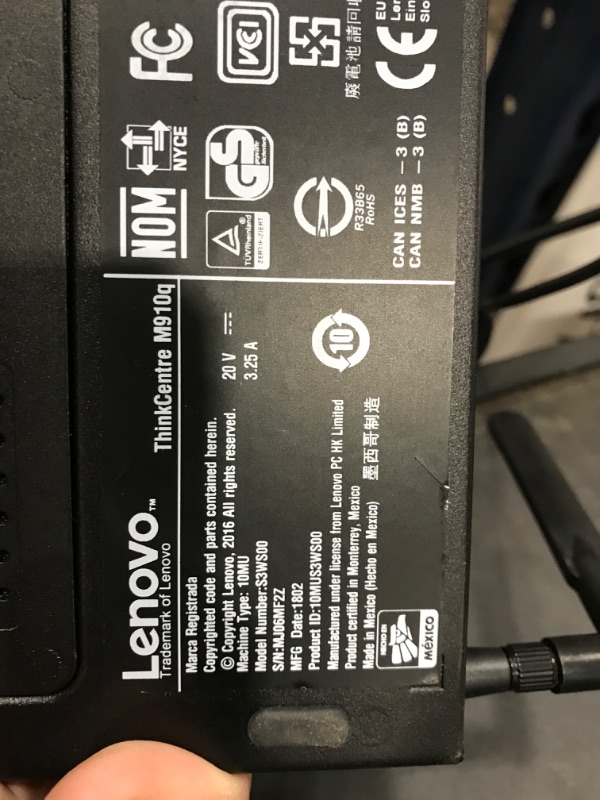 Photo 14 of Lenovo ThinkCentre M910Q Tiny Desktop Computer, Intel Core i7-6700T Upto 3.6GHz, 32GB RAM, 1TB NVMe SSD, 4K 3-Monitor Support DisplayPort, HDMI, AC Wi-Fi, Bluetooth - Windows 10 Pro (Renewed)