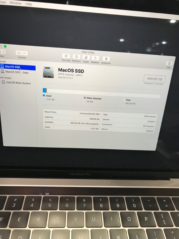 Photo 8 of (see notes for functionality)
2016 Apple MacBook Pro with 2.4ghz Intel Core i7 (13.3 inches Retina, 16GB RAM 500gb