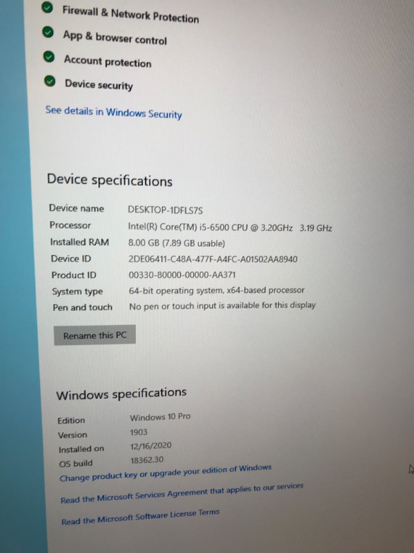 Photo 8 of Dell Precision Tower 3420 SFF Intel Core i5-6500 3.2GHz, 8 GB RAM, 256 GB Solid State Drive, DVDRW, Windows 10 Pro 64bit, (Renewed)