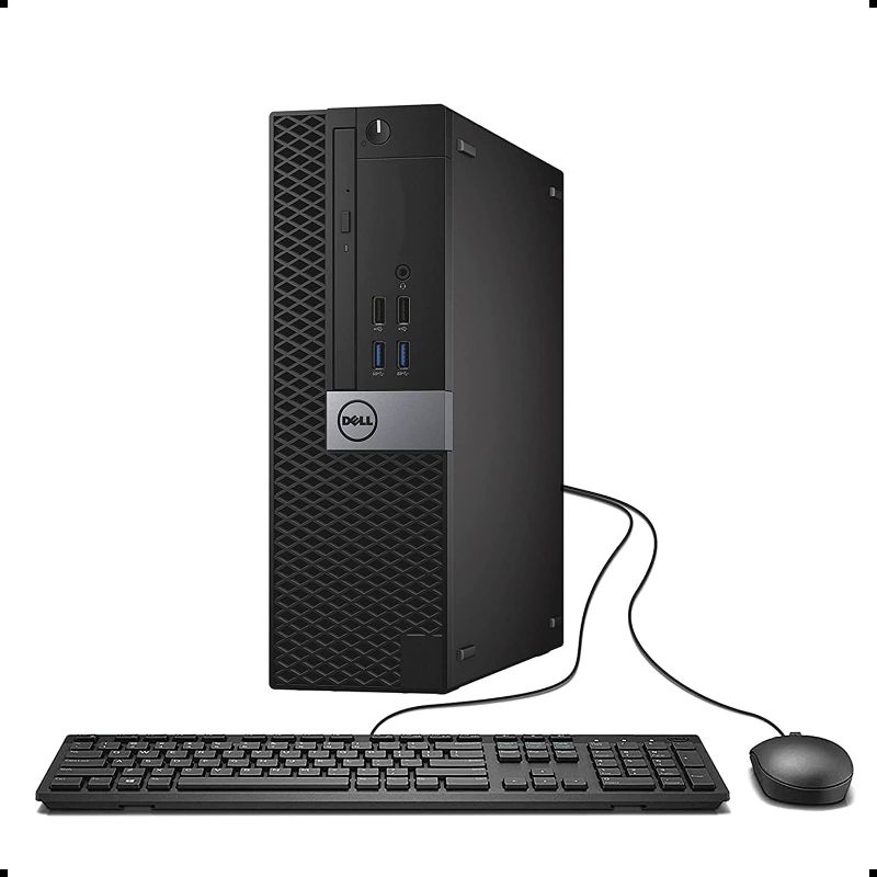 Photo 1 of Dell OptiPlex 7040 Small Form Factor PC, Intel Quad Core i7-6700 up to 4.0GHz, 16G DDR4, 512G SSD, Windows 10 Pro 64 Bit-Multi-Language Supports English/Spanish/French 