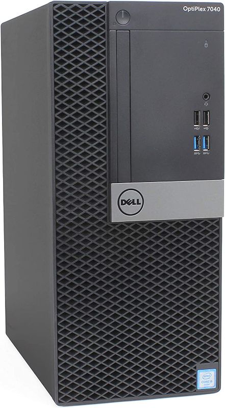 Photo 1 of Dell Optiplex 7040 Mini Tower Desktop, Intel Quad Core i5 6500 3.2Ghz, 8GB DDR4, 512GB SSD Hard Drive, HDMI, Windows 10 Pro (Renewed)