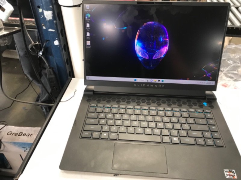 Photo 2 of Alienware M15 R5 Gaming Laptop, 15.6 inch FHD 360Hz 1ms G-SYNC Display, AMD Ryzen R9 5900HX, GeForce RTX 3070, Killer WiFi, RGB Keyboard, Windows 11, Dark Side of The Moon (32GB RAM | 1 TB PCIe SSD)