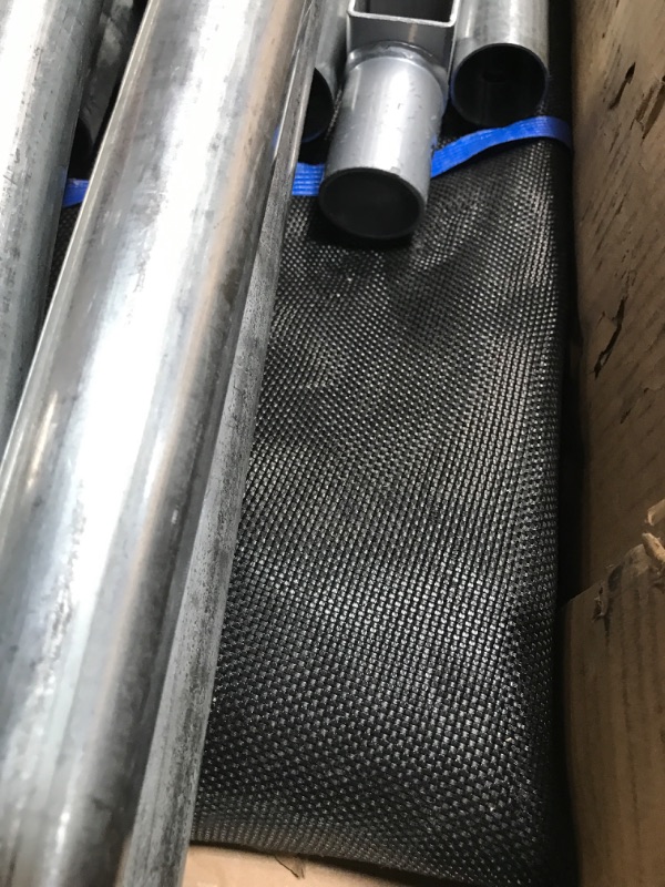 Photo 1 of **USED//MISSING PARTS***     Tatub 16FT 15FT 14FT Trampoline for Kids Outdoor Trampolines with Safety Enclosure Net Basketball Hoop and Ladder, Recreational Backyard Bounce for 6-8 Children and Teens