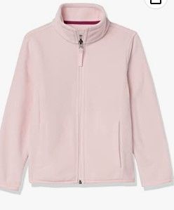 Photo 1 of Amazon Essentials Girls and Toddlers' Polar Fleece Full-Zip Mock Jacket
