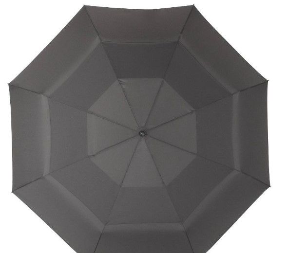 Photo 1 of Cirra by ShedRain Jumbo Air Vent Auto Open Close Compact Umbrella - Charcoal Gray

