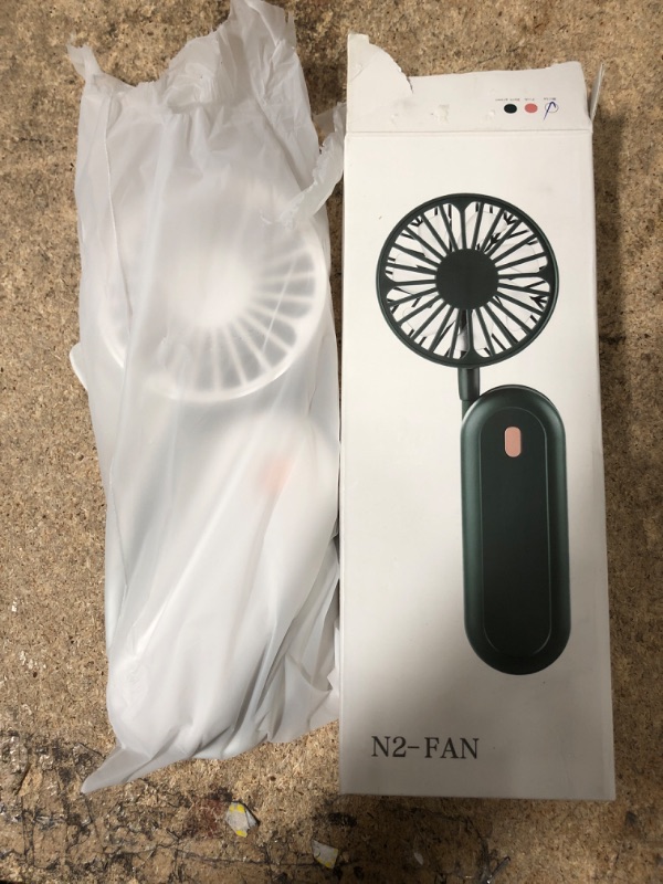 Photo 1 of YMLHOME Portable Handheld Fan Baby Stroller Fan Neck Fan Mini Fan for Hand, Neck, Stroller, Desk - USB Rechargeable, 3 Speed Adjustable with Flexible Stand (White)