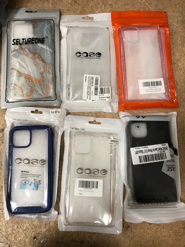 Photo 1 of 6PK-MIXED MODEL/SIZING/COLOR IPHONE CASES