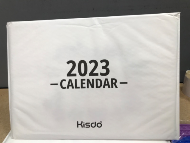 Photo 2 of Kisdo Large Wall Calendar 2022-2023(16.3”x11.4”) , Desk Calendar with to-do list and notes, 15 Months Calendar from Oct.2022 - Dec. 2023, 2022-2023 Calendar With Julian Dates for Home Schooling Plan & Schedule Solid