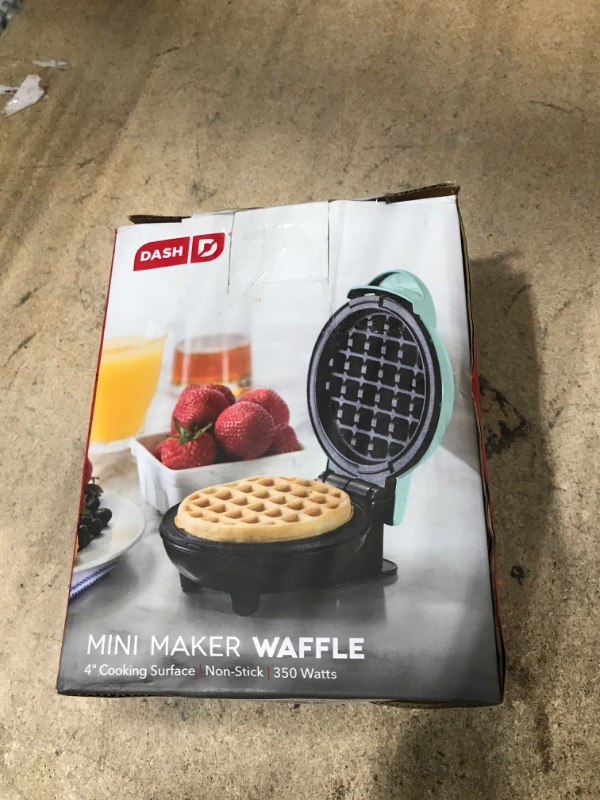 Photo 1 of Dash Mini Maker Waffle - Aqua